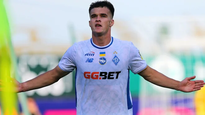 Taras Mykhavko opens scoring in Dynamo Kyiv vs Kudrivka match