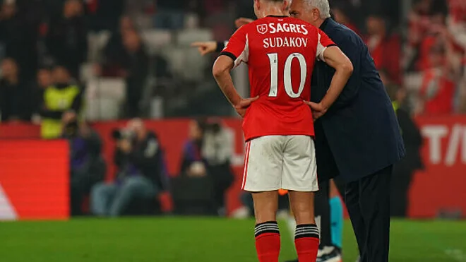 Georgiy Sudakov's usage at Benfica criticized in Portugal