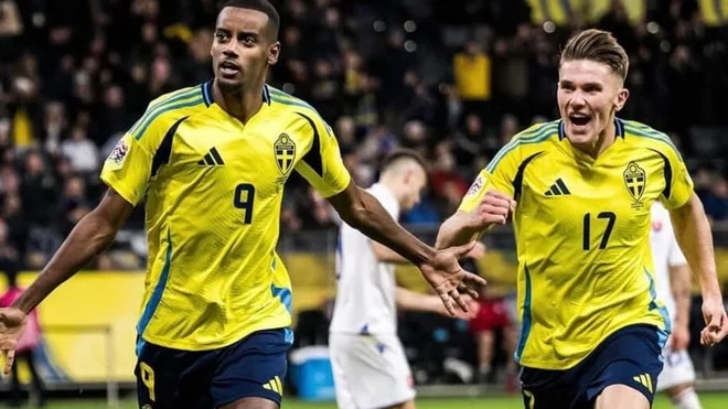 Alexander Isak y Viktor Gyökeres: la esperanza de Suecia en el Mundial