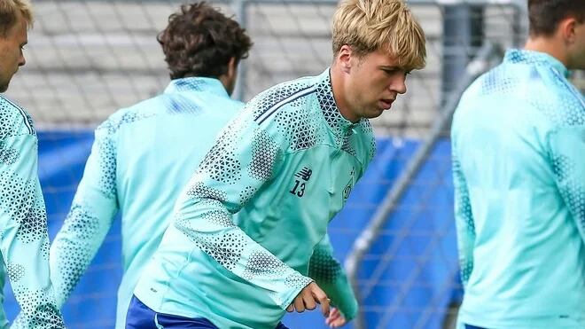 Dynamo Kyiv holds official pre-match training ahead of Europa League clash