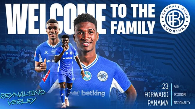 Kudrivka sign Panamanian forward Werley Barrera on loan