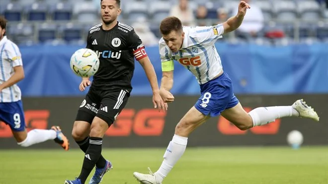 Dynamo Kyiv y Universitatea Cluj empatan en la Europa League