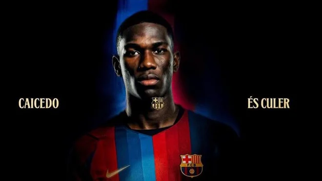 El Barcelona completa el fichaje de Josué Caicedo