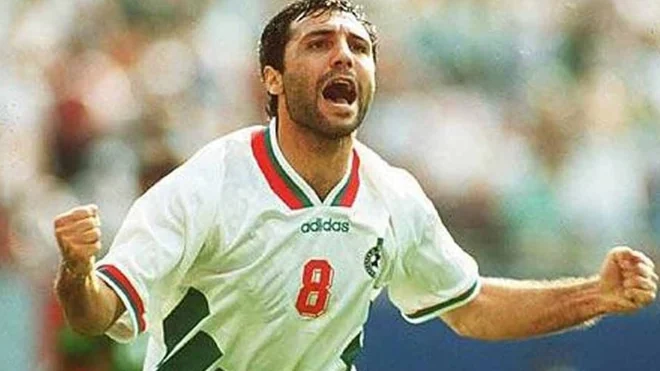 Máximos goleadores del Mundial 1994: Oleg Salenko y Hristo Stoichkov
