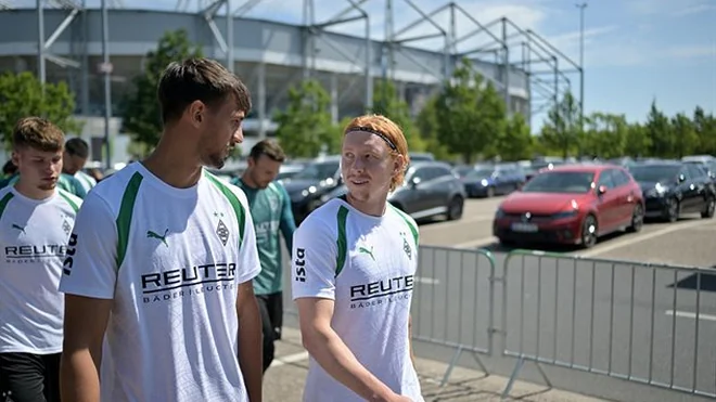Yukhym Konoplia sidelined with knee injury at Borussia Mönchengladbach