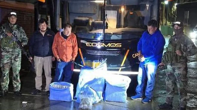 86.5kg of marijuana found in bus booked for Sao Paulo