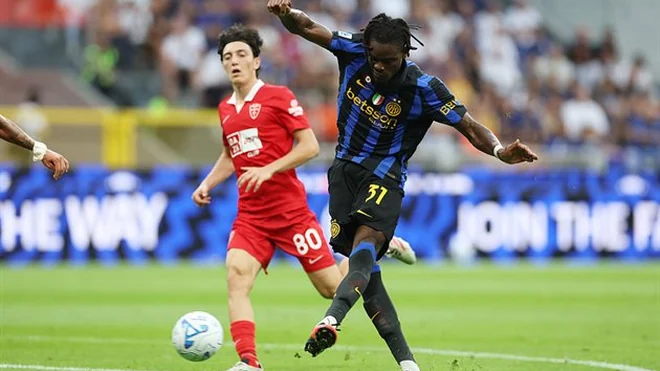 Serie A: El Inter golea al Monza, empate entre Udinese y Como