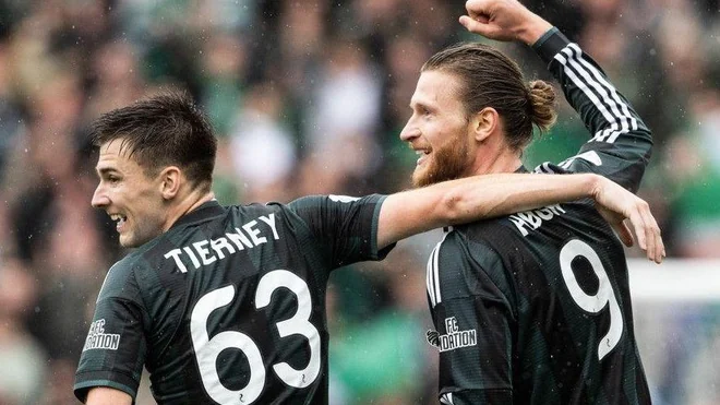 Celtic: Kasper Hogh and Kieran Tierney close to returns for St Johnstone clash