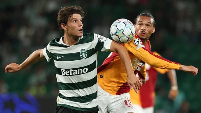 Sporting logra remontada ante Galatasaray en la Champions League
