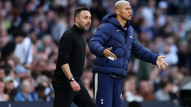 De Zerbi: Richarlison refused to extend Tottenham contract