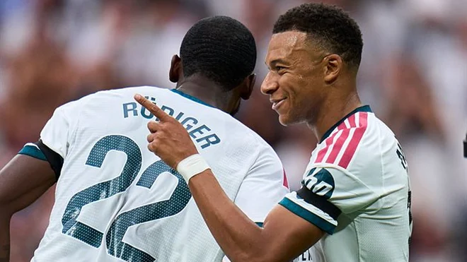 Kylian Mbappé: Antonio Rüdiger is a different person off the pitch